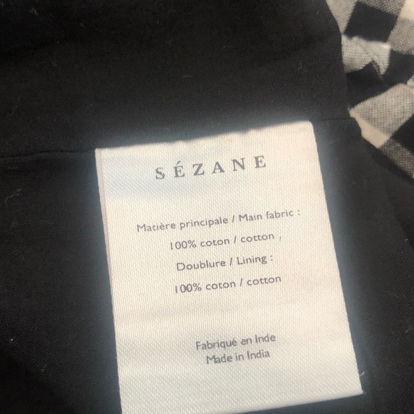 Sezane Sixtine Gingham Dress New With Tags Size 38/6 - Picture 9 of 9